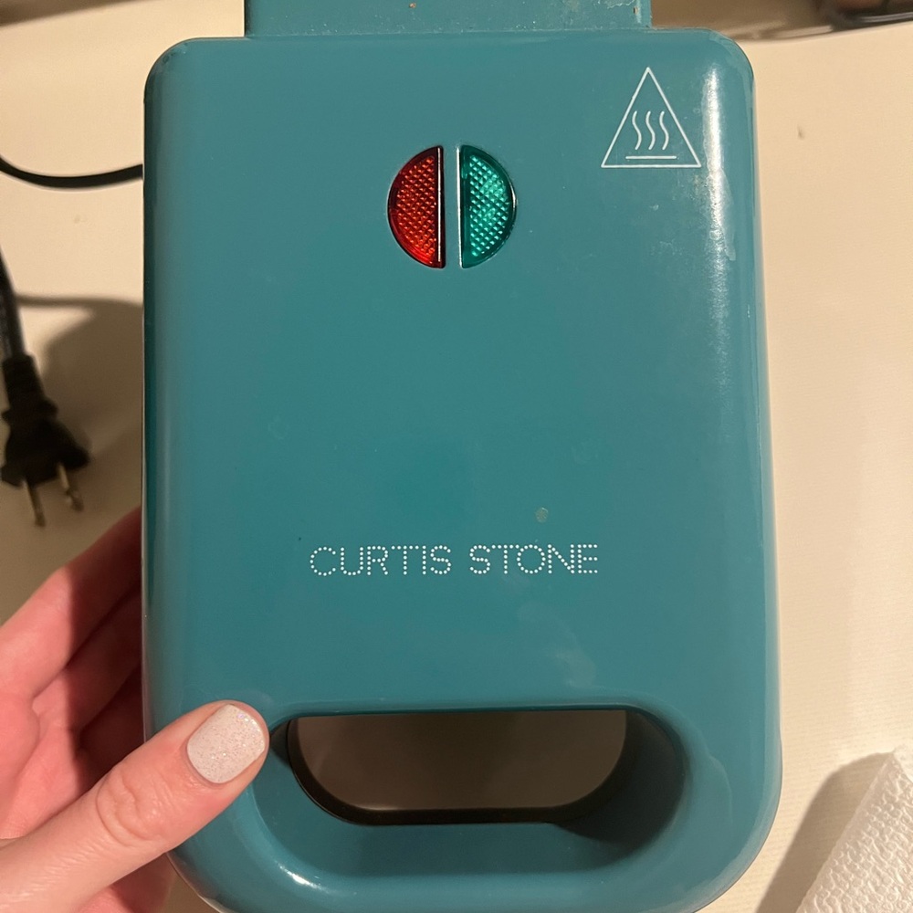 Curtis Stone Teal Sandwich Maker